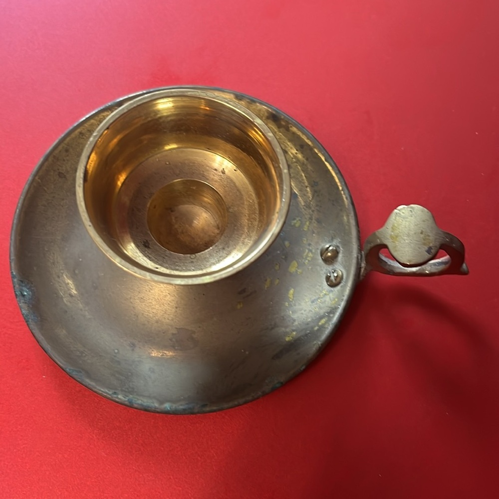 Vintage Brass Candlestick Holder - Made In India - Good Condition - Picture 2 of 5